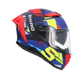 SHIRO CASCO ALPHA UPGRADE DARK AZUL MATE