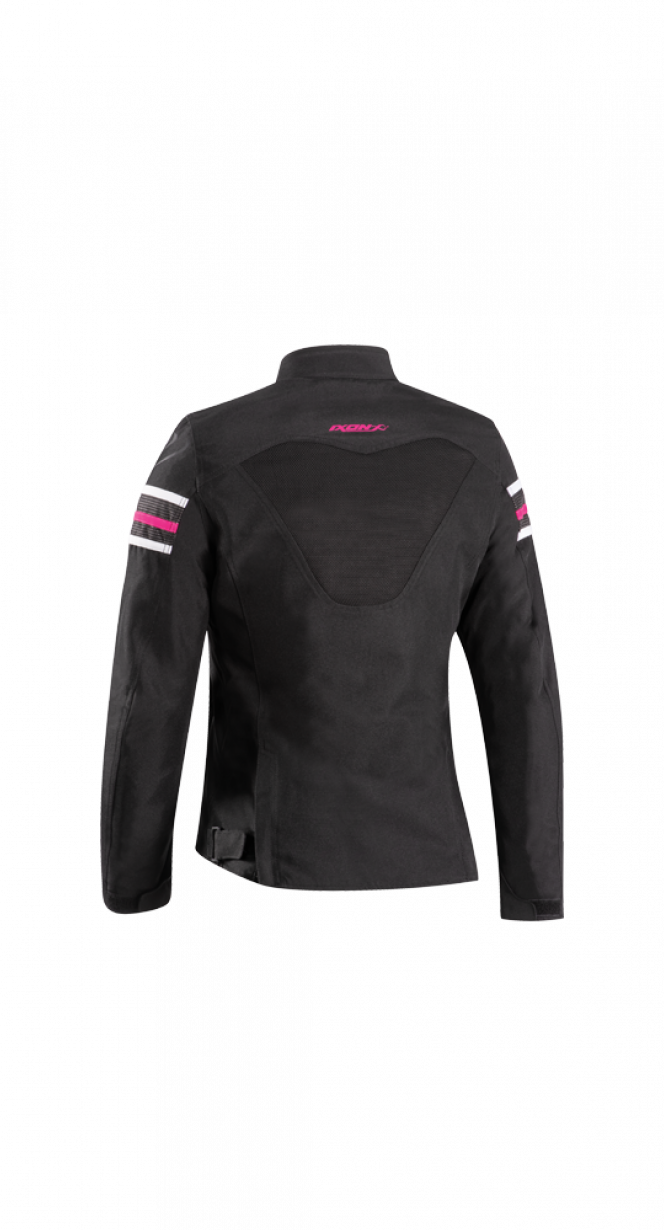 IXON ILANA EVO Moto Textil Mujer Chaqueta Negro Fucsia
