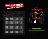 SHUA IMMORTAL CHAQUETA DE MOTO HIELO AZUL NEGRO