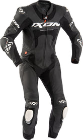 IXON JACKAL 1 PIEZA HOMBRE MOTO CARRERAS TRAJE DE CUERO NEGRO