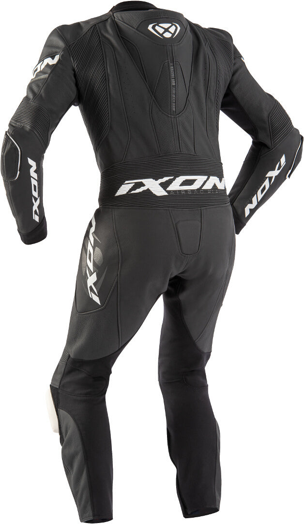 IXON JACKAL 1 PIEZA HOMBRE MOTO CARRERAS TRAJE DE CUERO NEGRO