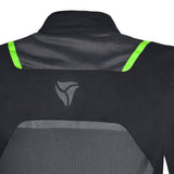 R-TECH SPIRAL MESH JAQUETES DE MOTO HOMES NEGRE GRIS VERD FLUO