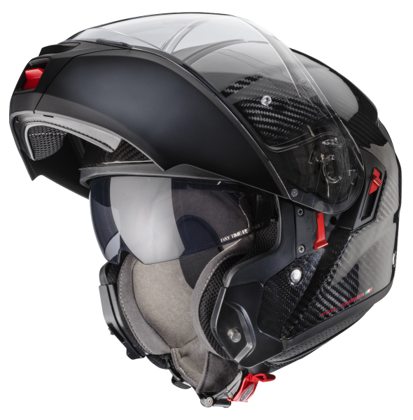 Caberg Levo X Carbon Casco abatible para moto de turismo negro - SECURTEX MOTOR S.L (t/a MaximoMoto)