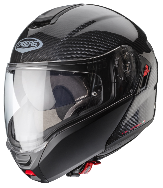 Caberg Levo X Carbon Casco abatible para moto de turismo negro