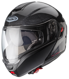 Caberg Levo X Carbon Casco abatible para moto de turismo negro