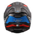 LS2 FF811 VECTOR II C SAVAGE CASCO DE MOTO BLANCO AZUL ROJO