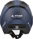 LS2 OF600 COPTER II CASCO DE MOTO SOLID MATE NAVY AZUL
