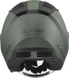LS2 OF600 COPTER II CASCO DE MOTO SOLID MILITARY VERDE