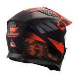 LS2 OF606 DRIFTER GAS CASCO DE MOTO GRIS ROJO