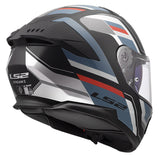 LS2 FF808 STREAM II CASCO DE MOTO VINTAGE NEGRO PETROLEO