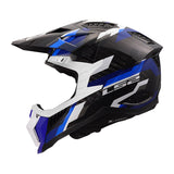 LS2 MX703 X-FORCE PHANTOM CASCO DE MOTO AZUL BLANCO