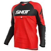 SHOT DRAW PRIVATE CAMISETA MOTOCROSS ROJO
