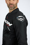 IXON IONIX Verano Chaqueta Textil De Moto Negro Blanco