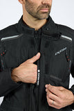 IXON MIDGARD Impermeable Moto De Aventura Chaqueta Textil Negro