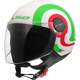 LS2 OF558 SPHERE LUX II URBY CASCO DE MOTO BLANCO VERDE ROJO