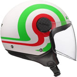 LS2 OF558 SPHERE LUX II URBY CASCO DE MOTO BLANCO VERDE ROJO