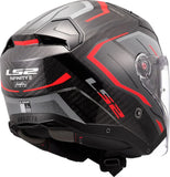 LS2 OF603 INFINITY II C URUS CASCO DE MOTO ROJO