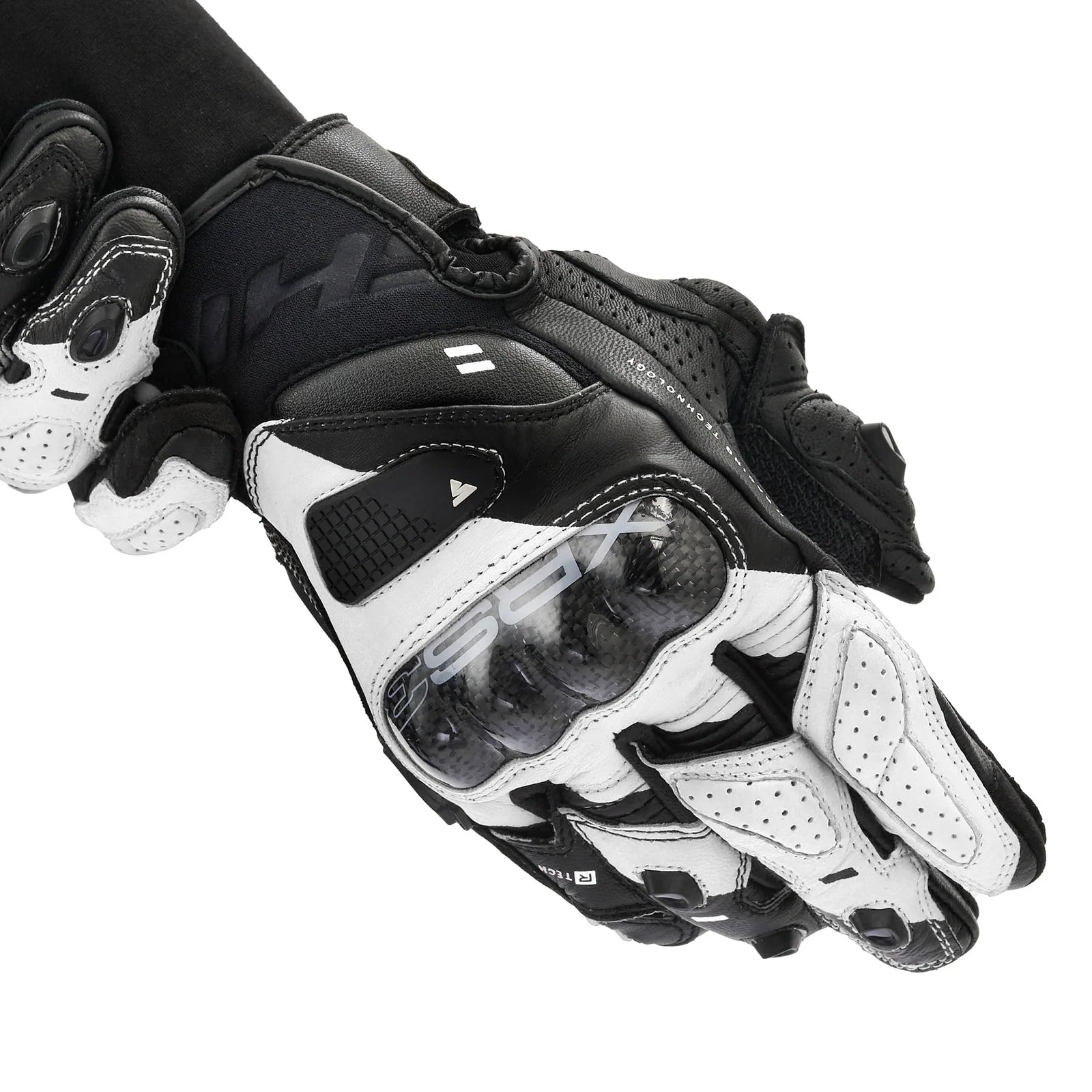 SHIMA XRS-3 SHORT RACING GUANTES MEN NEGRO/BLANCO - GUANTES