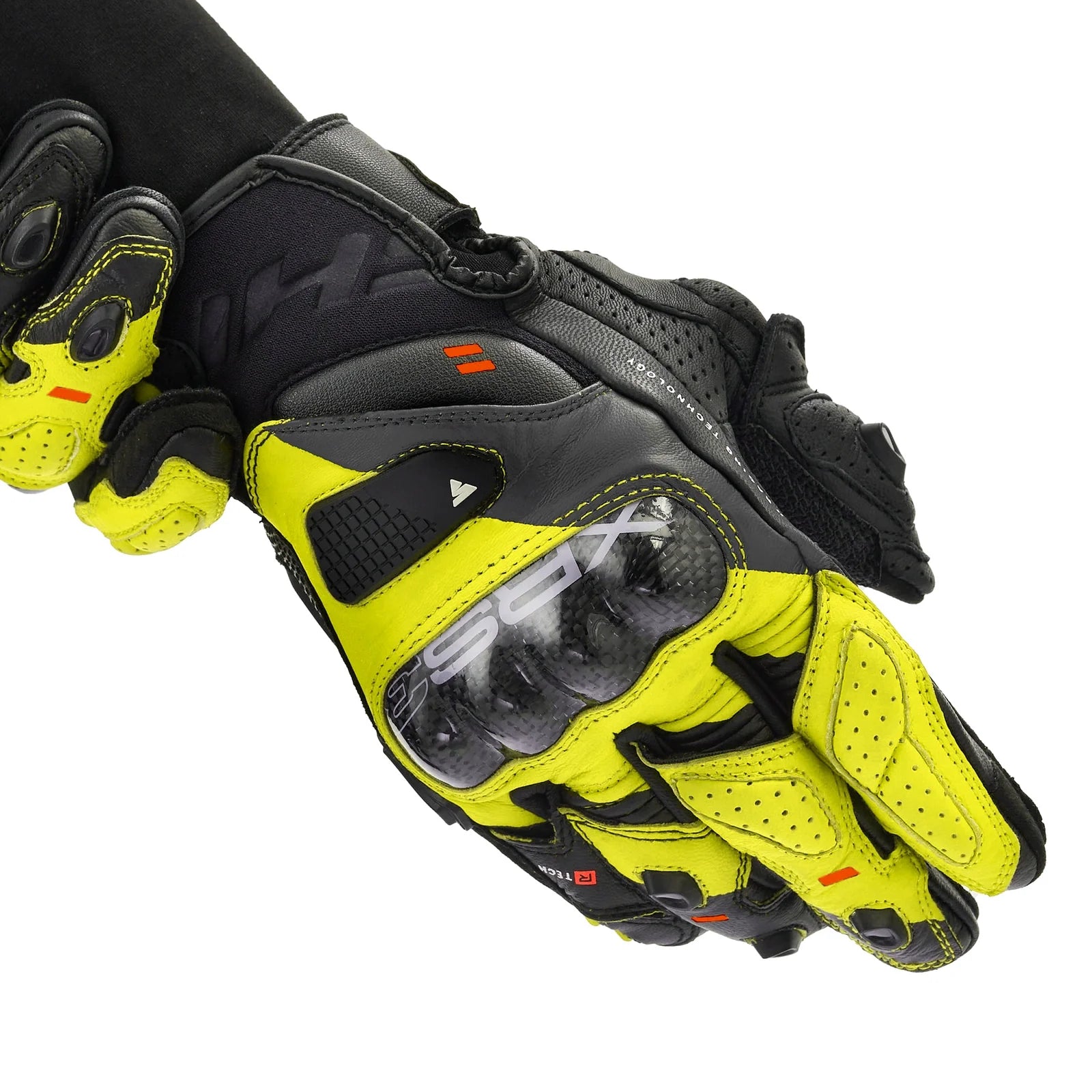 SHIMA XRS-3 SHORT RACING GUANTES MEN NEGRO/AMARILLO FLUO - GUANTES