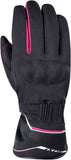 IXON PRO GLOBE MUJER CÁLIDO E IMPERMEABLE GUANTES MOTO NEGRO ROSA