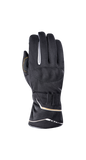 IXON PRO GLOBE MUJER CÁLIDO E IMPERMEABLE GUANTES MOTO NEGRO BLANCO DORADO