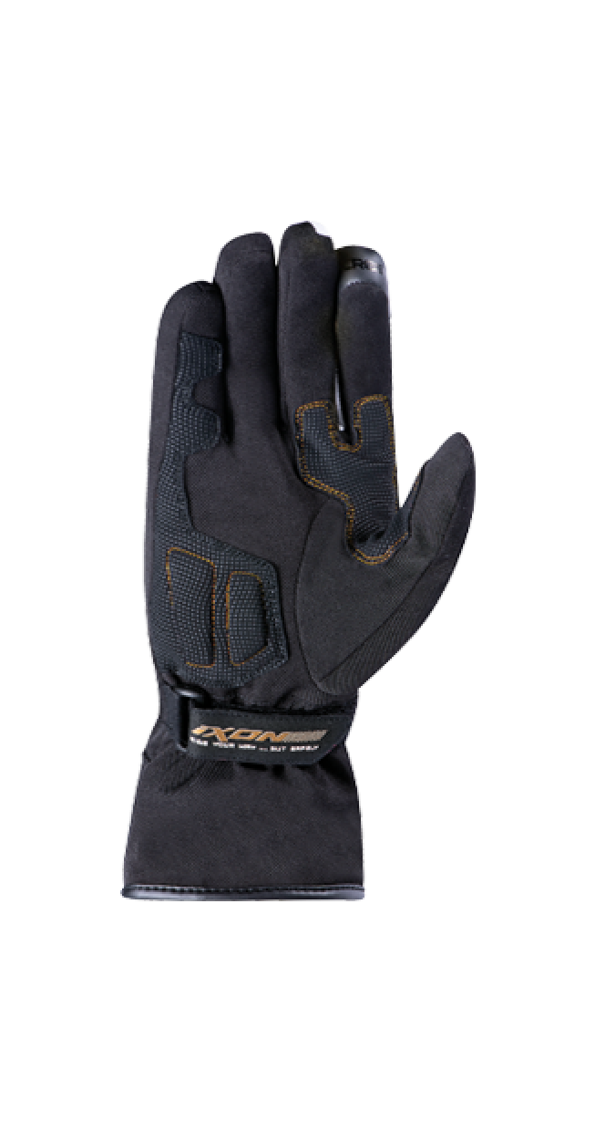 IXON PRO GLOBE MUJER CÁLIDO E IMPERMEABLE GUANTES MOTO NEGRO BLANCO DORADO