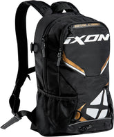 IXON R-Tension 23 Mochila Textil Moto Negro Blanco Oro 23 L