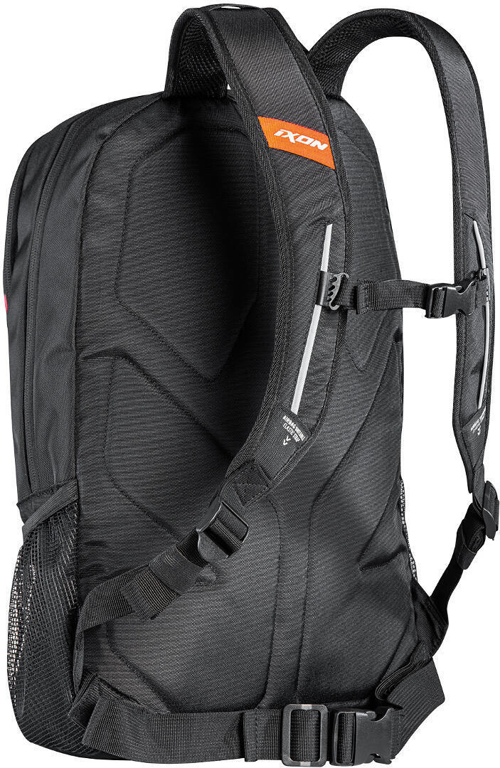 IXON R-Tension 23 Mochila Textil Moto Negro Blanco Naranja 23 L