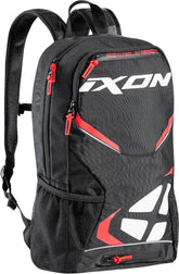 IXON R-Tension 23 Mochila Textil Moto Negro Blanco Rojo Capacidad 23 L