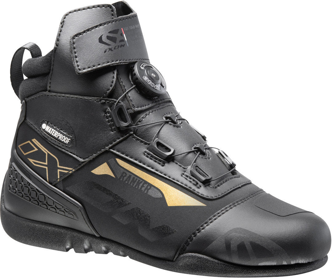 IXON RANKER WP MUJER CARRERAS BOTAS ORO NEGRO