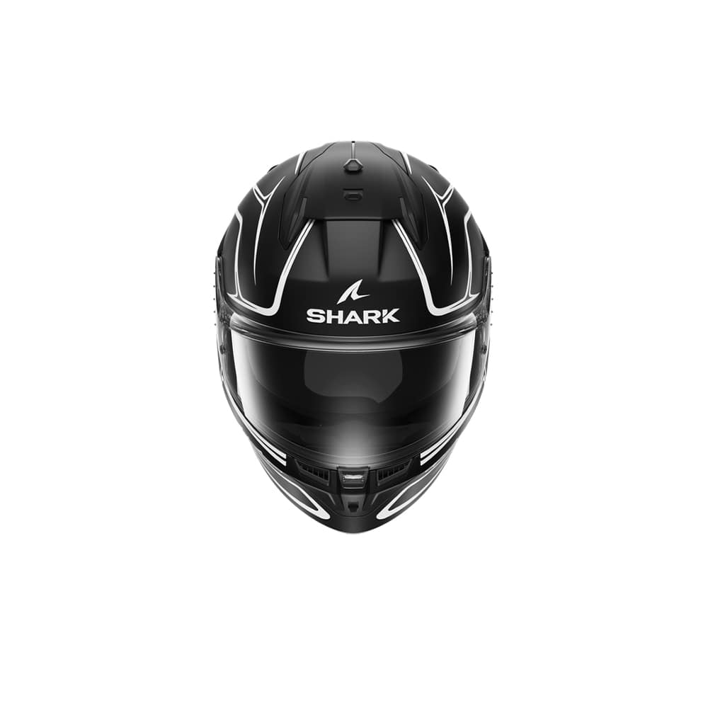 SHARK CASCOS D-SKWAL 3 DRONE NEGRO MATE BLANCO NEGRO