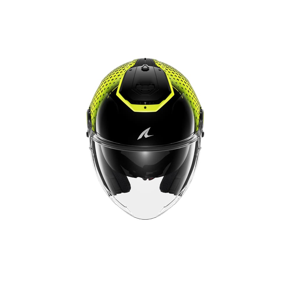 SHARK RS Jet Stride Negro Amarillo Plata