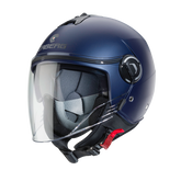 CABERG IVIERA V4X Casco De Moto Jet Urbano Azul Mate Yama