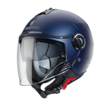 CABERG IVIERA V4X Casco De Moto Jet Urbano Azul Mate Yama