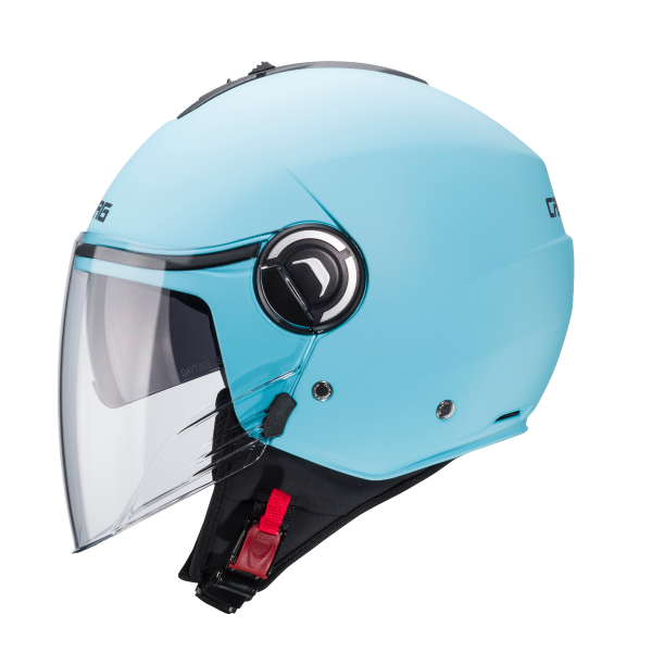 CABERG IVIERA V4X Casco De Moto Jet Azul Claro Mate - SECURTEX MOTOR S.L (t/a MaximoMoto)