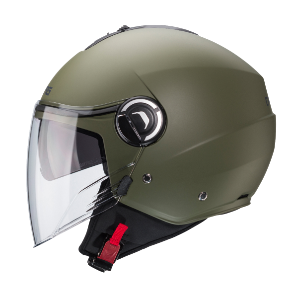 CABERG IVIERA V4X Casco Jet Para Moto Verde Militar Mate - SECURTEX MOTOR S.L (t/a MaximoMoto)