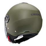 CABERG IVIERA V4X Casco Jet Para Moto Verde Militar Mate - SECURTEX MOTOR S.L (t/a MaximoMoto)