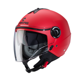 CABERG IVIERA V4 X Casco De Moto Jet Urbano Rojo Mate