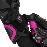SHIMA RS 3 DEPORTIVOS GUANTS DE MOTO SENYORA NEGRE ROSA