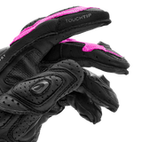 SHIMA RS 3 DEPORTIVOS GUANTS DE MOTO SENYORA NEGRE ROSA