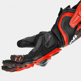 SHIMA RS 3 GUANTS DE MOTO HOMES NEGRE VERMELL
