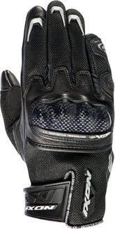 IXON RS RISE AIR MUJER CORTOS GUANTES MOTO NEGRO PLATA