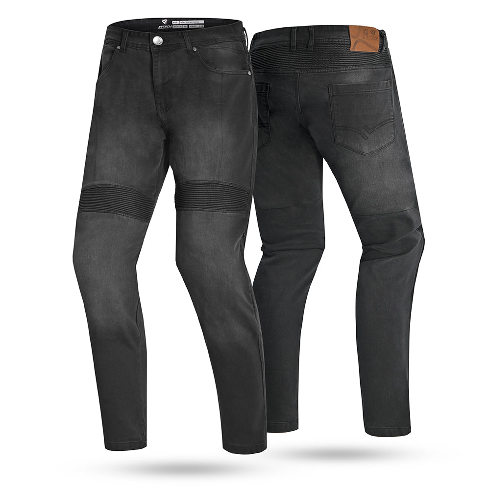 rtech-pantalon-denim-valencia-ce-negro-34L-full-front-back-view