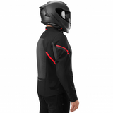 SHIMA RUSH 3.0 JAQUETES DE MOTO HOMES GRIS VERMELL