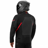 SHIMA RUSH 3.0 JAQUETES DE MOTO HOMES GRIS VERMELL