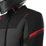 SHIMA RUSH 3.0 JAQUETES DE MOTO HOMES GRIS VERMELL