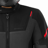SHIMA RUSH 3.0 JAQUETES DE MOTO HOMES GRIS VERMELL