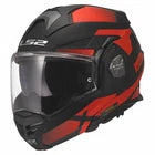 LS2 FF901 ADVANT X NOVA CASCO DE MOTO NEGRO ROJO