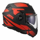 LS2 FF901 ADVANT X NOVA CASCO DE MOTO NEGRO ROJO