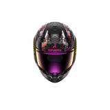 Shark Skwal I3 Hellcat Touring Casco negro mate cromado morado